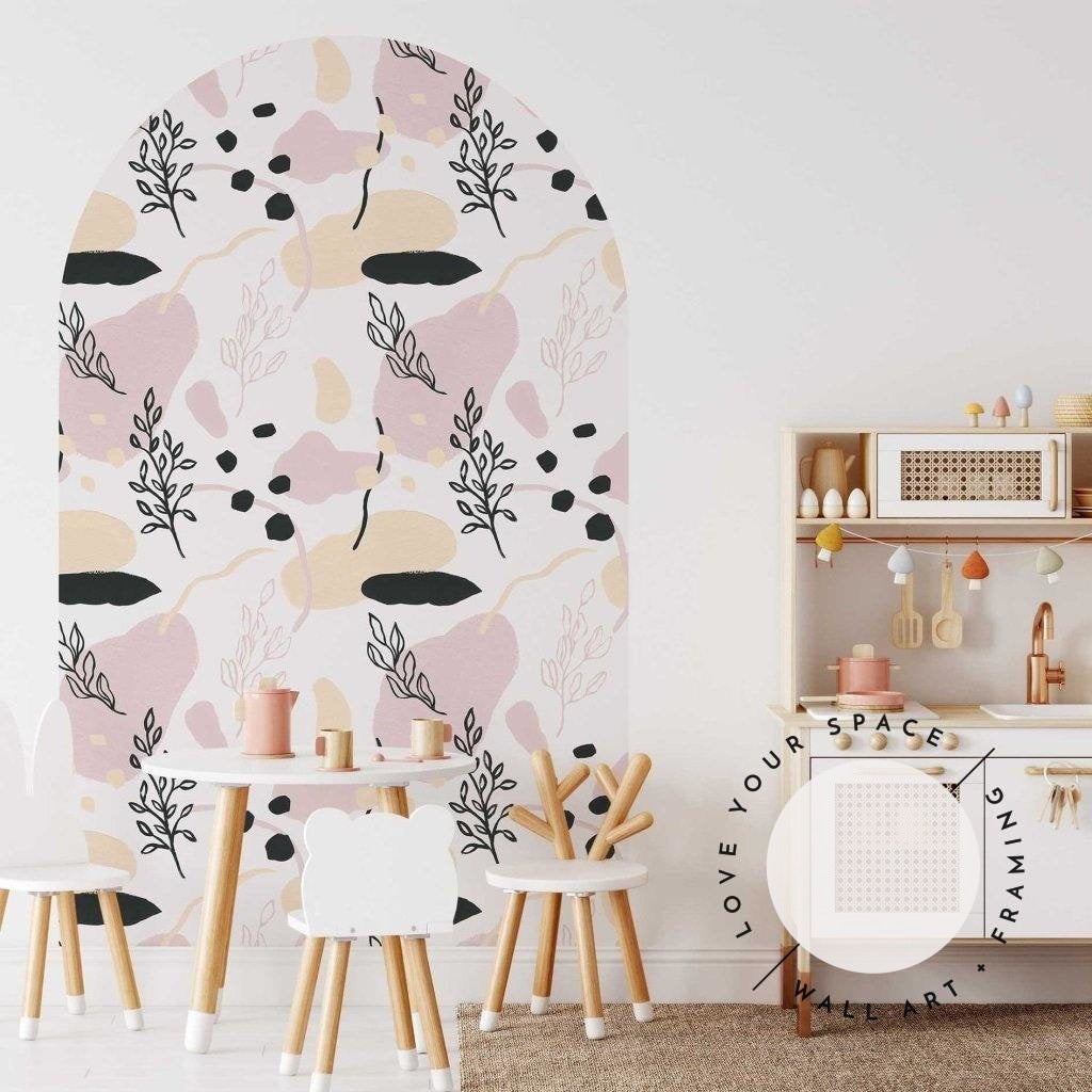 Arch Decal | Painted Flowers - Love Your Space
