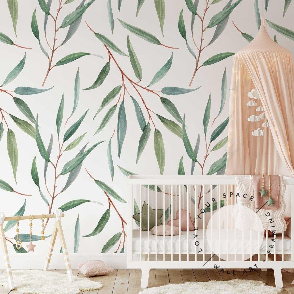 Fallen Eucalyptus Designer Wallpaper - Love Your Space