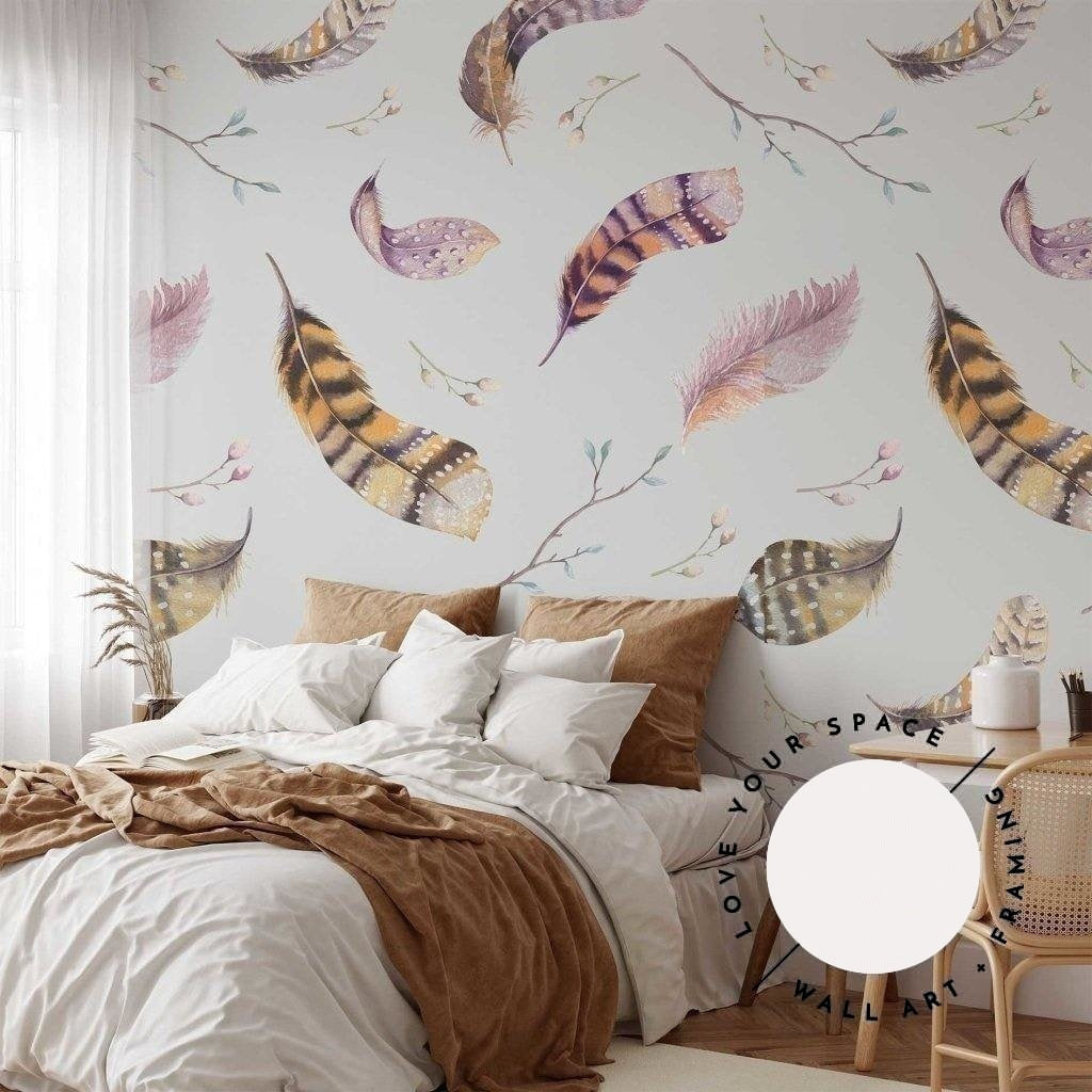 Feather Designer Wallpaper - Love Your Space