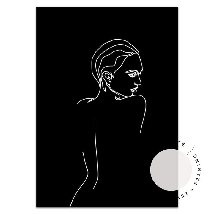Female no.1 - Dark Background - Love Your Space