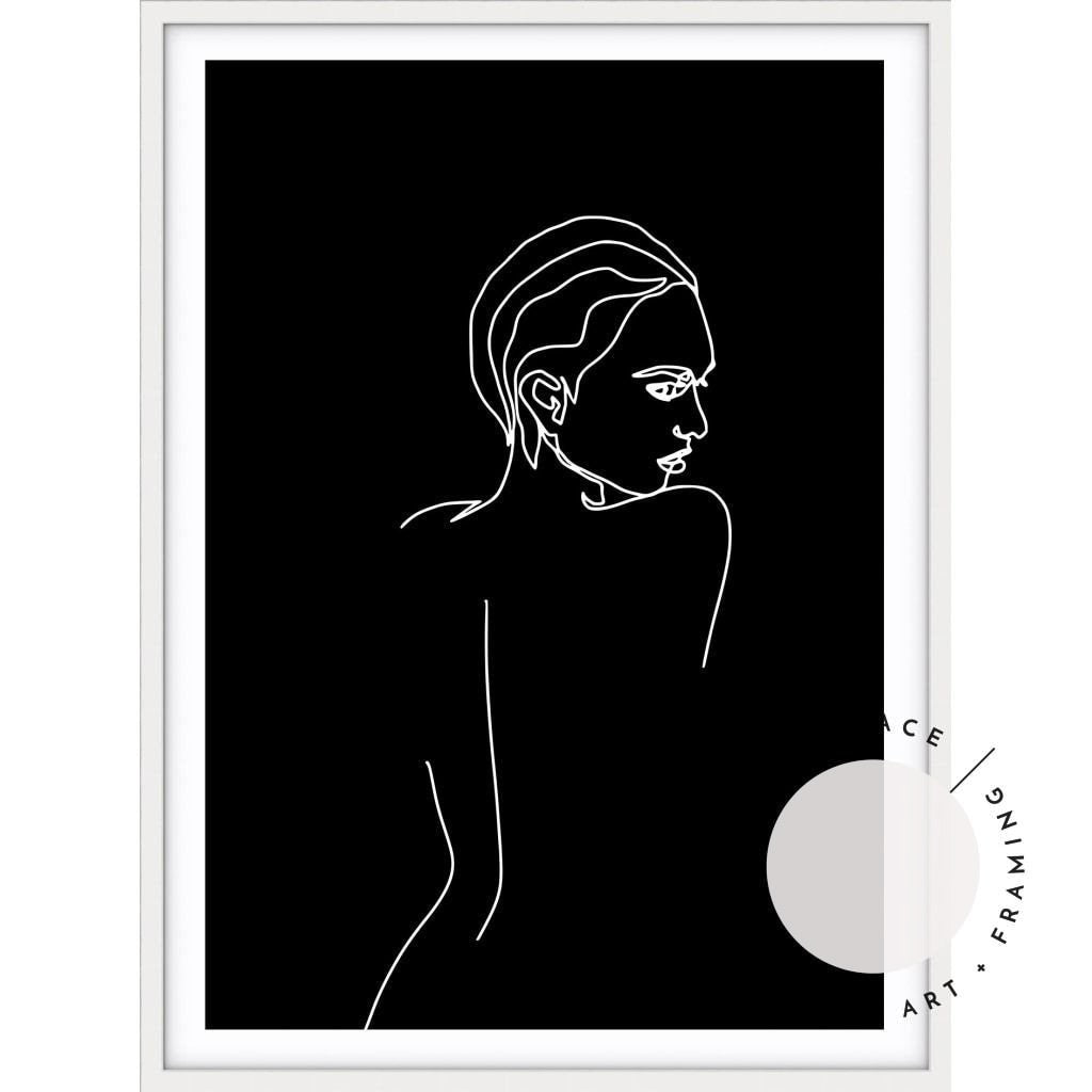 Female no.1 - Dark Background - Love Your Space