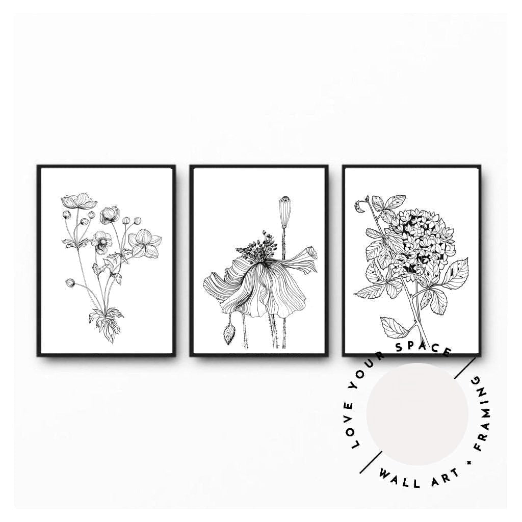 Floral Sketch Bundle - Love Your Space