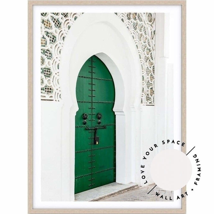 Moroccan Green Door - Love Your Space