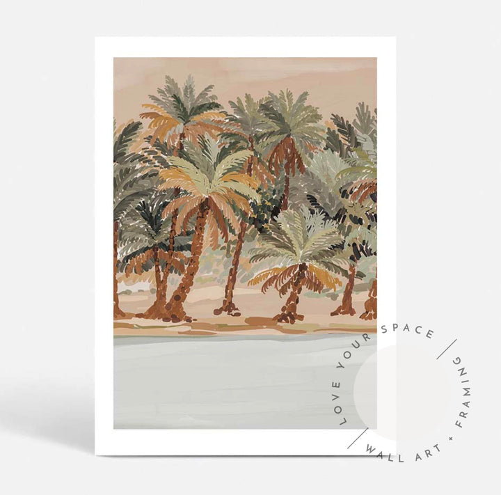 Painted Palm Trees