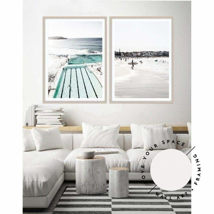 Set of 2 - Bondi Icebergs I + Bondi Surfers I - Love Your Space