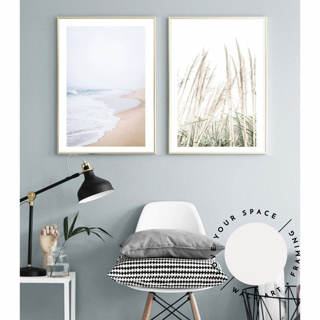 Set of 2 - High Tides & Pampas Grass II - Love Your Space