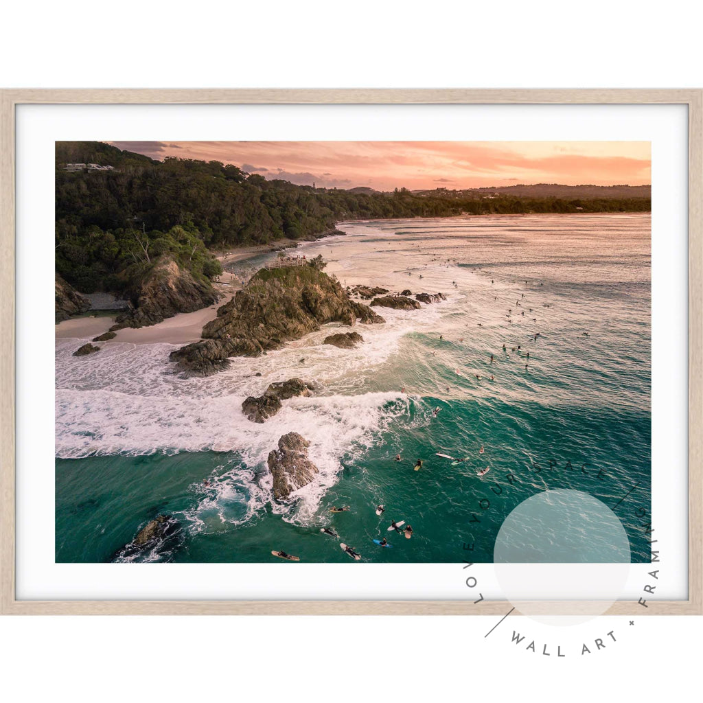 The Pass at Sunset II - Byron Bay