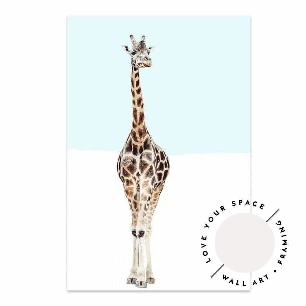 A Cute Pair - Giraffe + Quote - Love Your Space