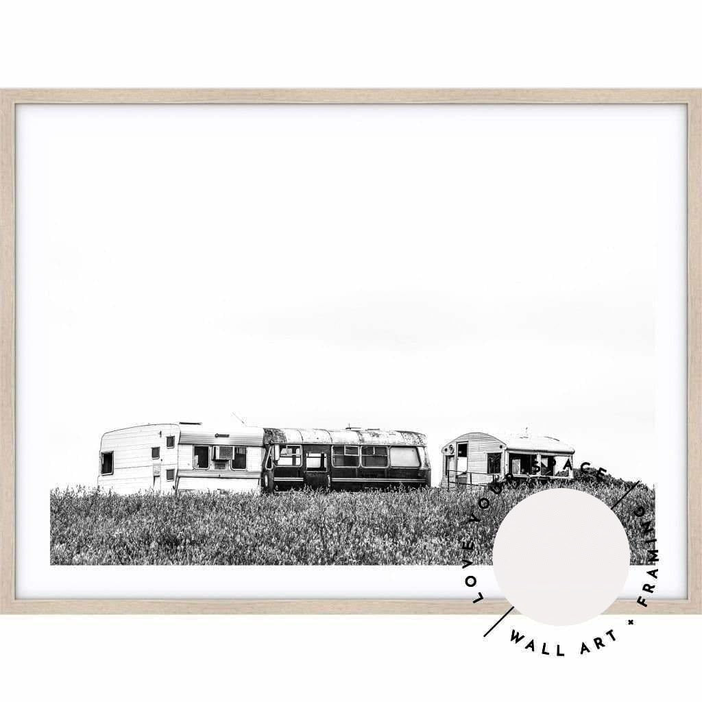 Caravans - Black & White - Childers Cove - Love Your Space