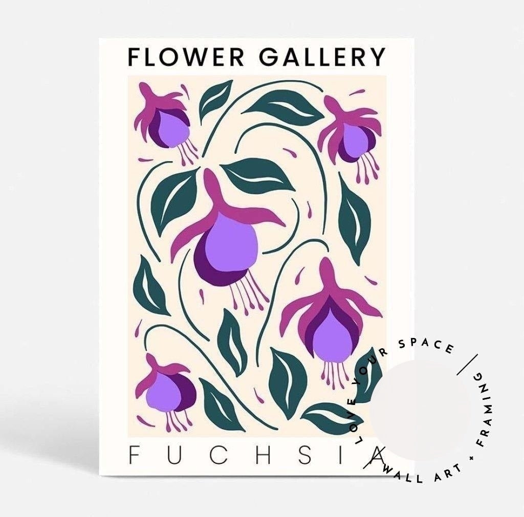 Flower Gallery - Fuchsia - Love Your Space