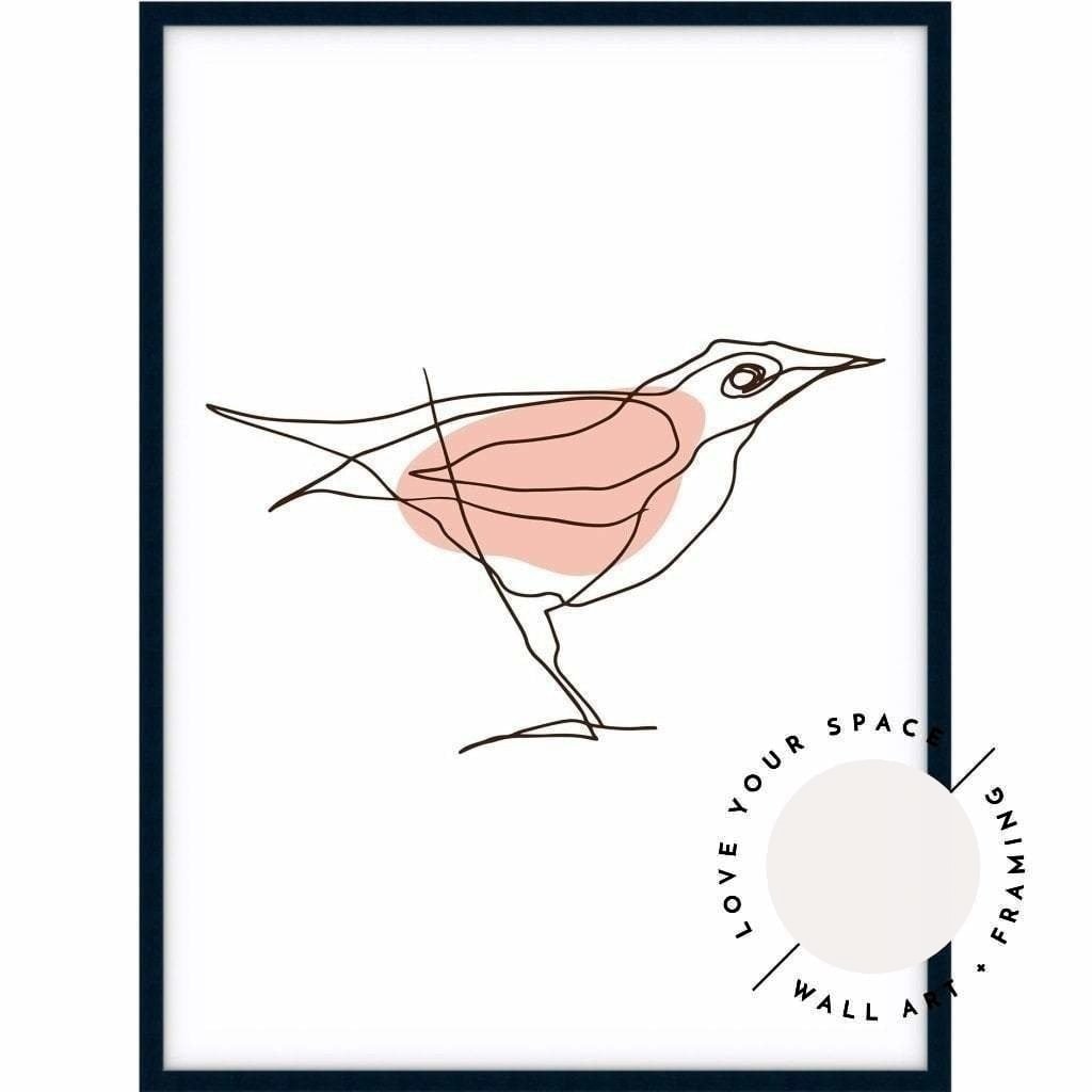 Line Drawing - Bird no.2 - Love Your Space