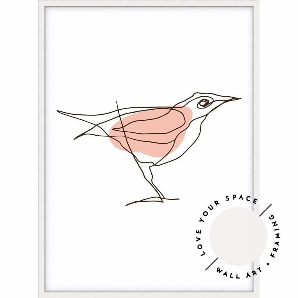 Line Drawing - Bird no.2 - Love Your Space