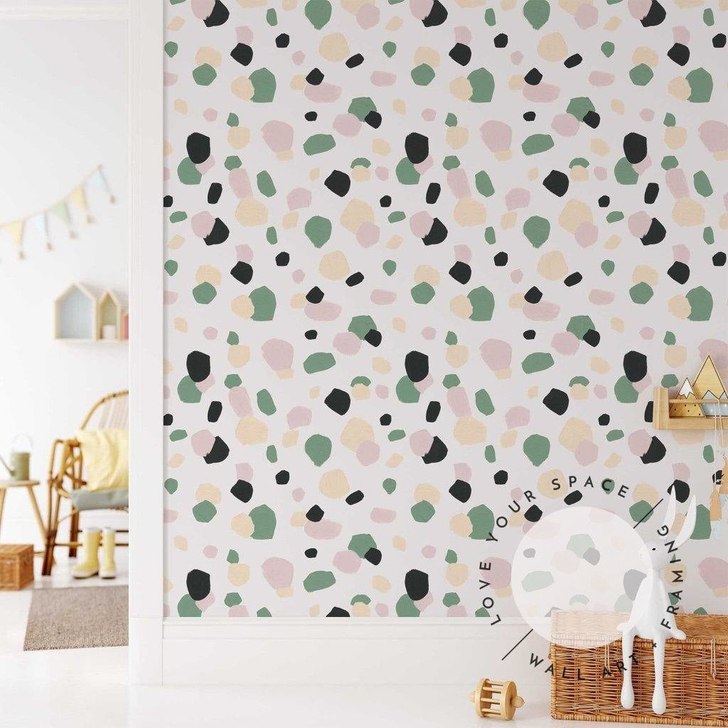 Paint Spots Designer Wallpaper - Love Your Space