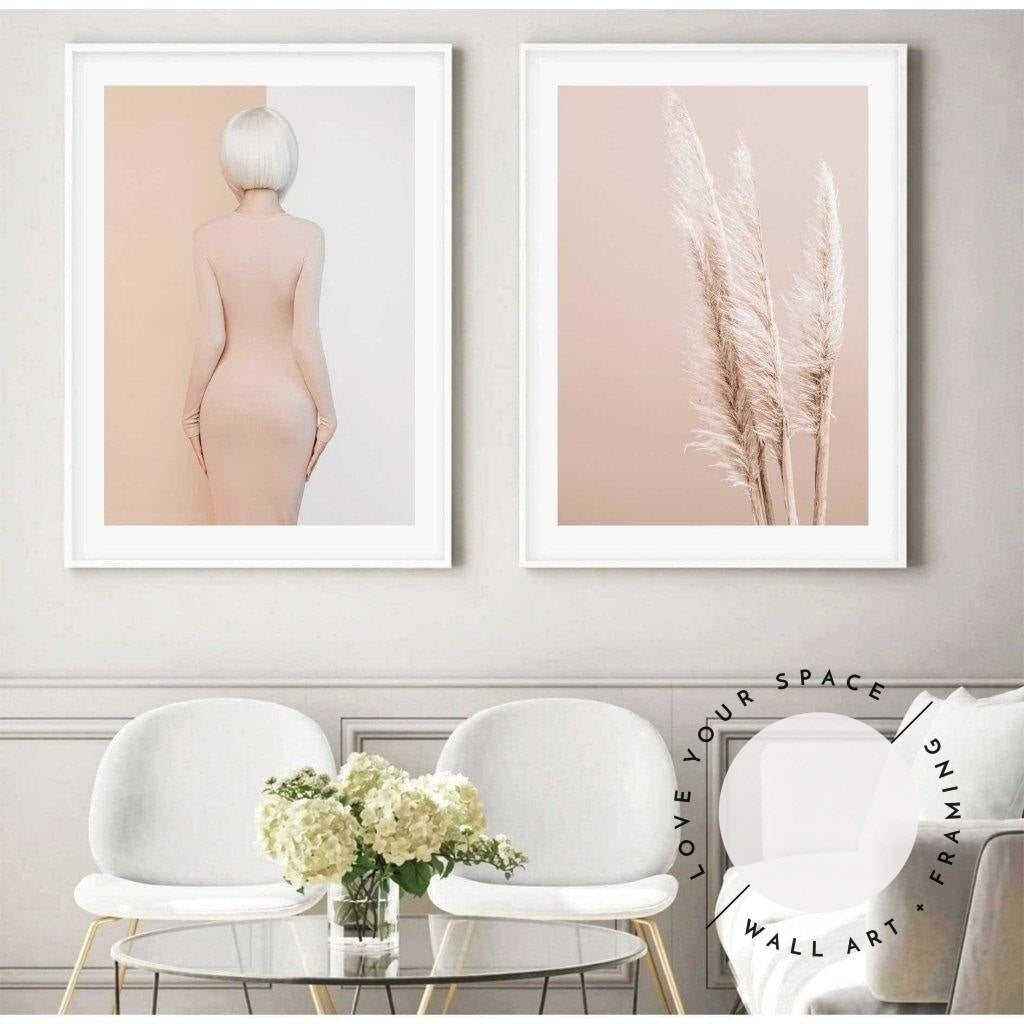 Pampas on Peach - Love Your Space