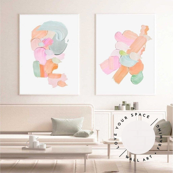 Pastel Paint Strokes III - Love Your Space
