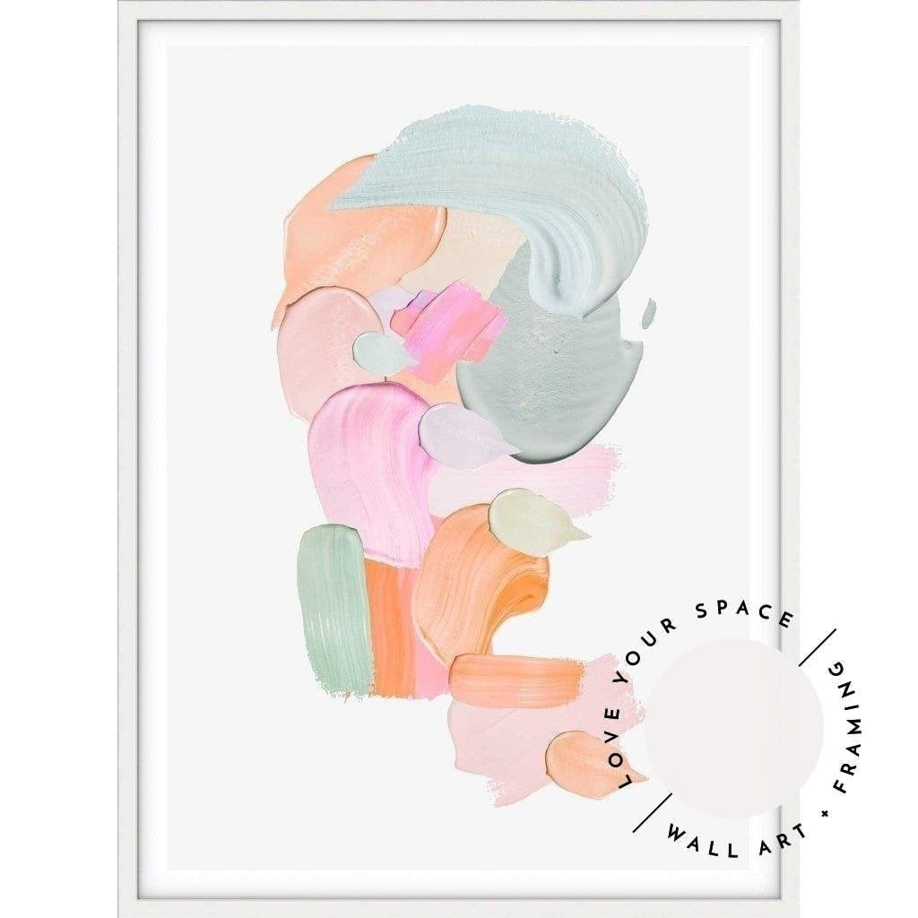 Pastel Paint Strokes III - Love Your Space