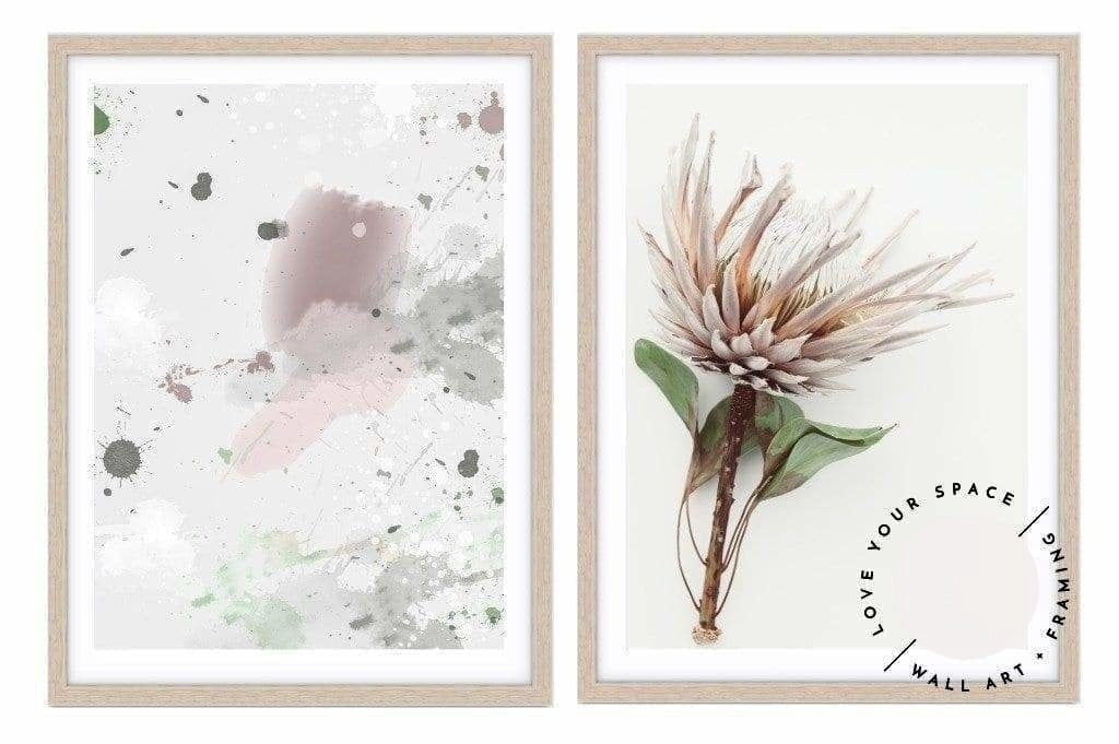 Set of 2 - Abstract V + Aged King I - Love Your Space