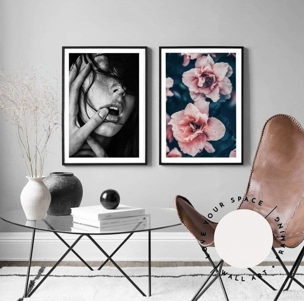 Set of 2 - Lust & Pink Flower - Love Your Space