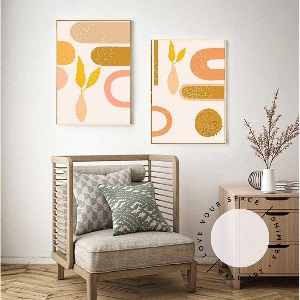 Set of 2 - Mustard III & IV - Love Your Space