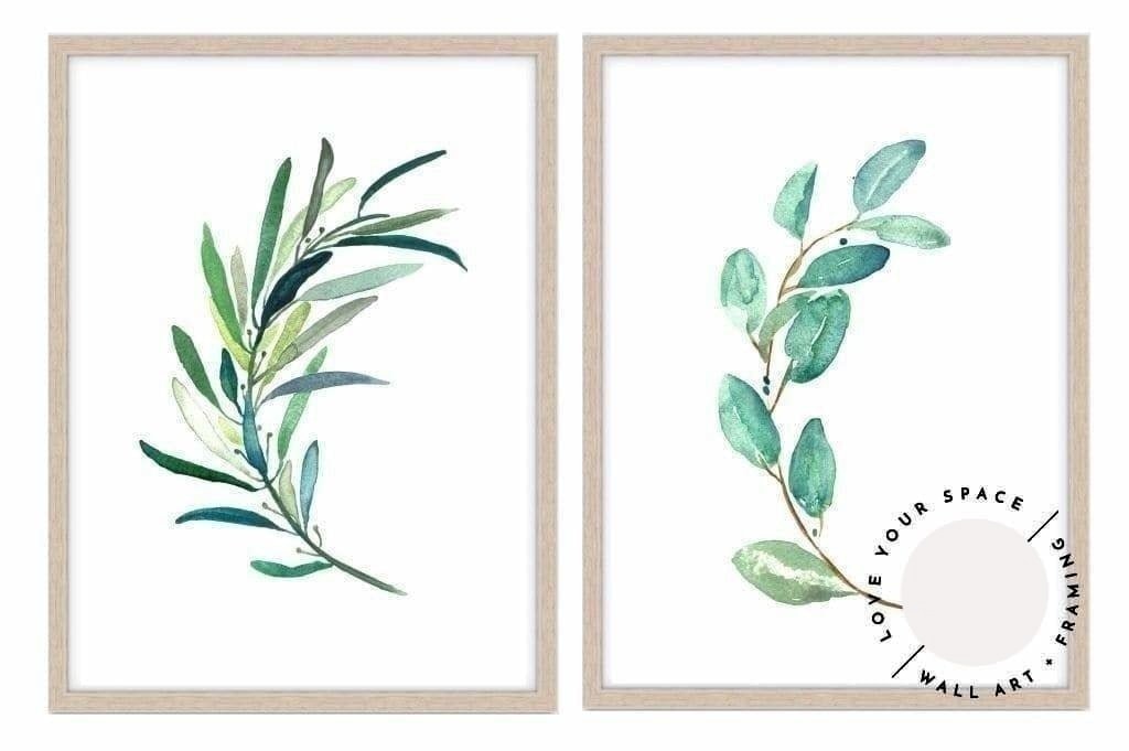 Set of 2 - Native Watercolour I + II - Love Your Space