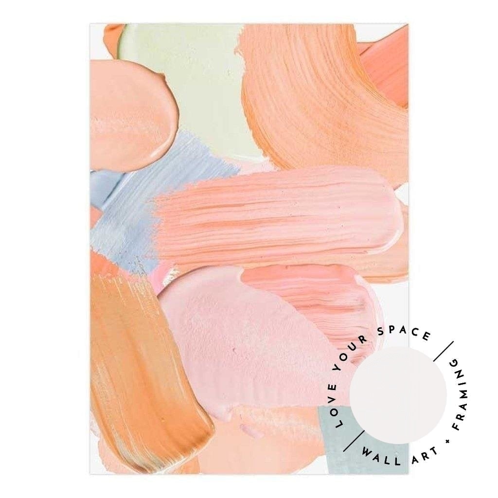 Set of 2 - Set of 2 - Pastel Paint Strokes I & II - Love Your Space
