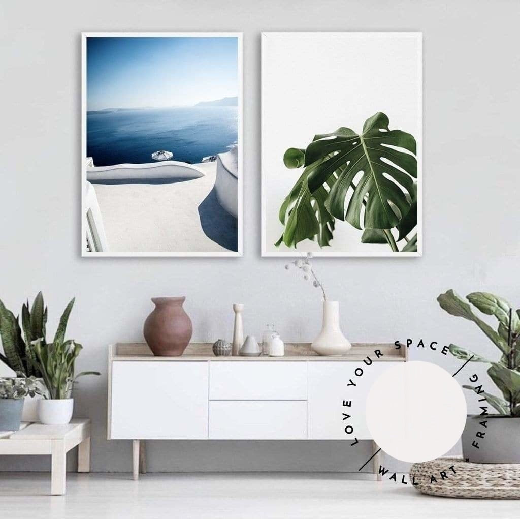 Set of 2 - Relax & Monstera Leaf - Love Your Space