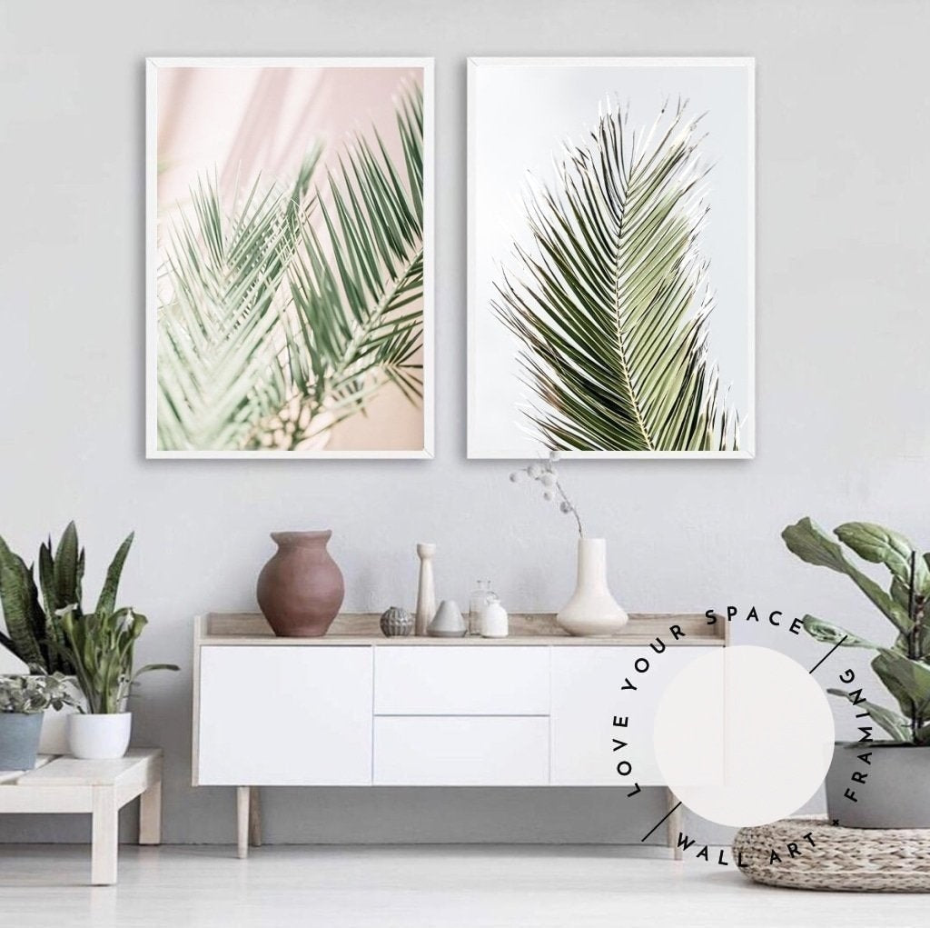 Set of 2 - Summer Breeze I & Palm II - Love Your Space