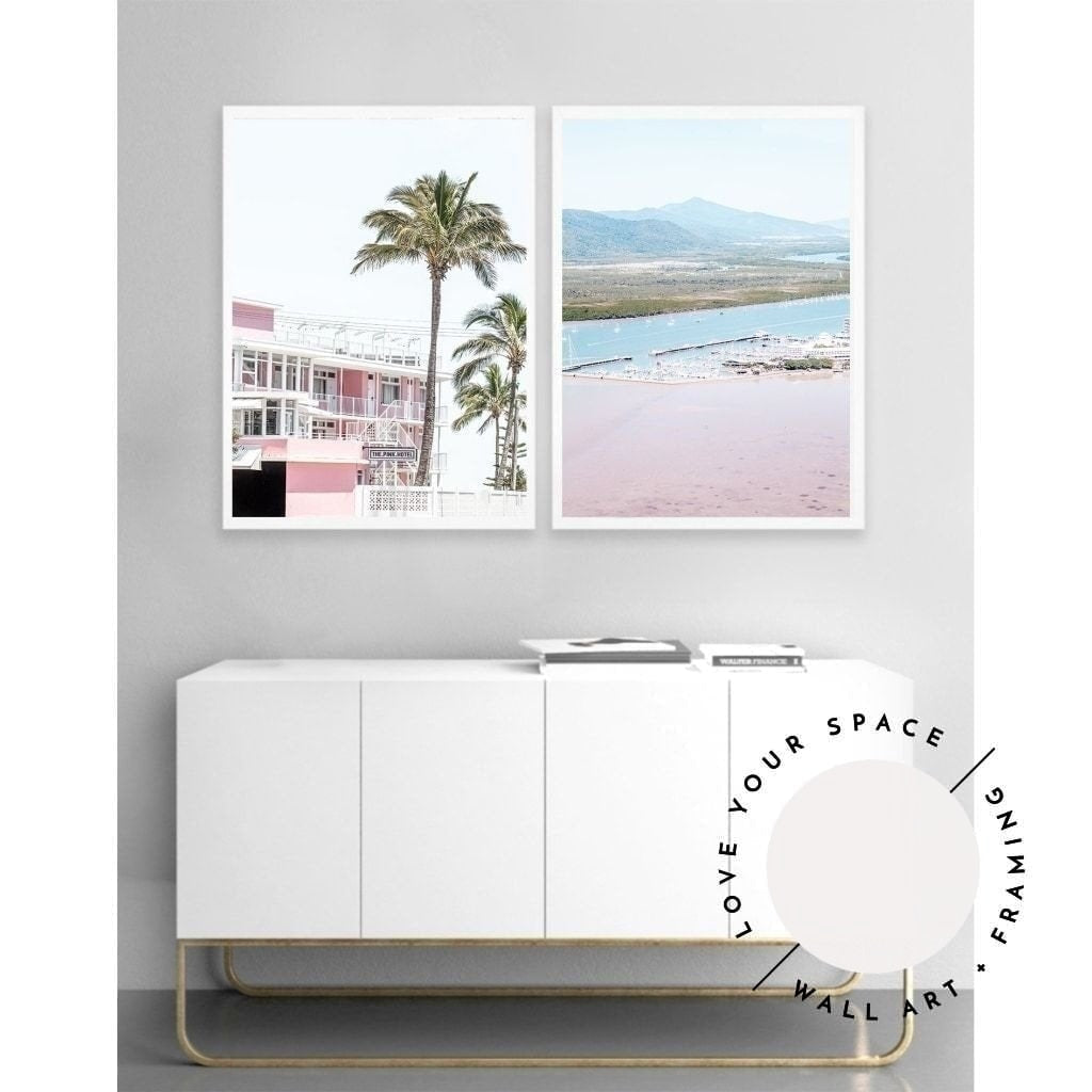 Set of 2 - The Pink Hotel & Harbour II - Love Your Space