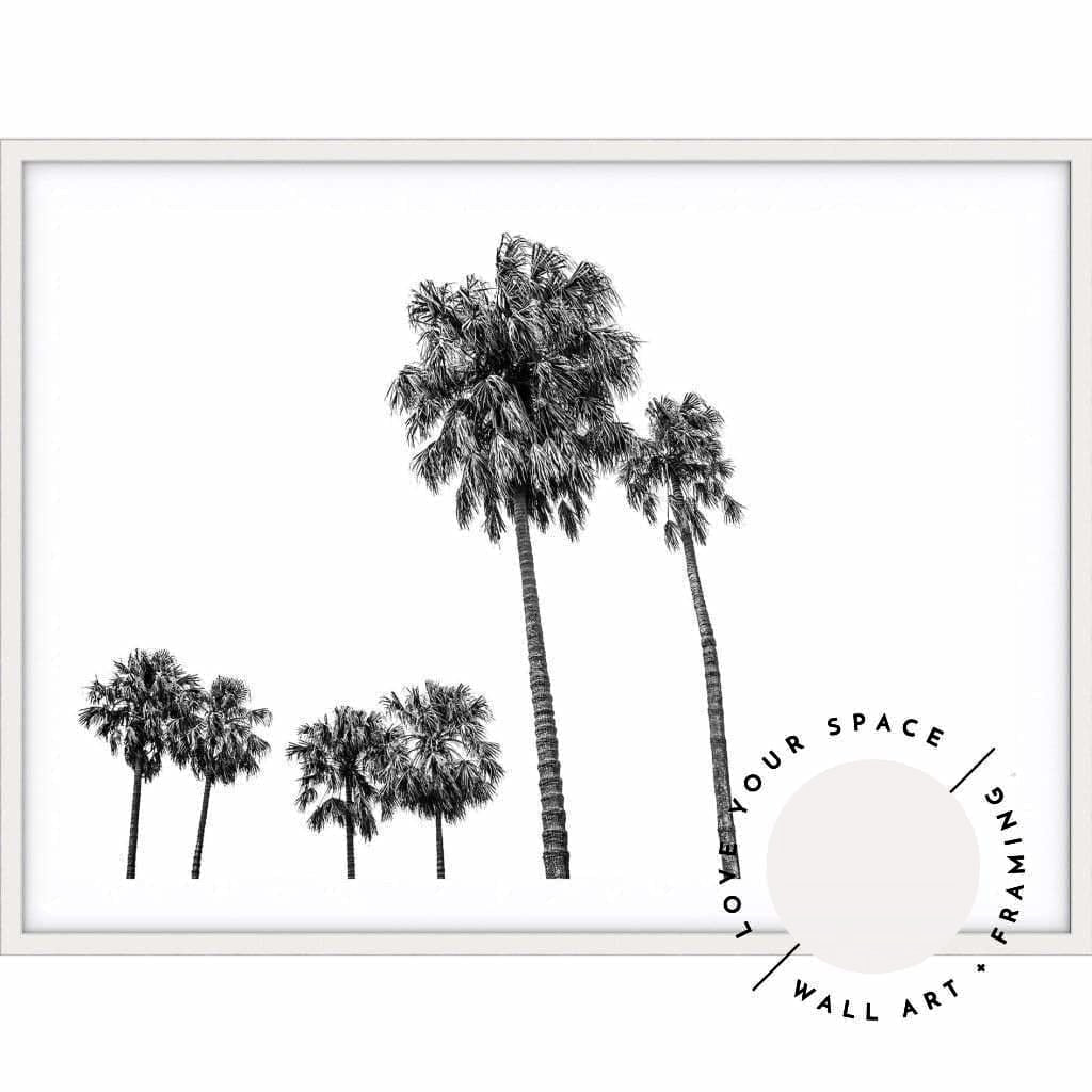 Tall Palms no.2 - Black & White - Love Your Space