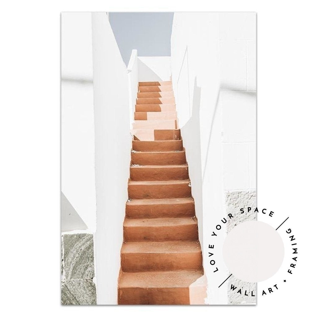 Terracotta Stairs - Santorini - Love Your Space