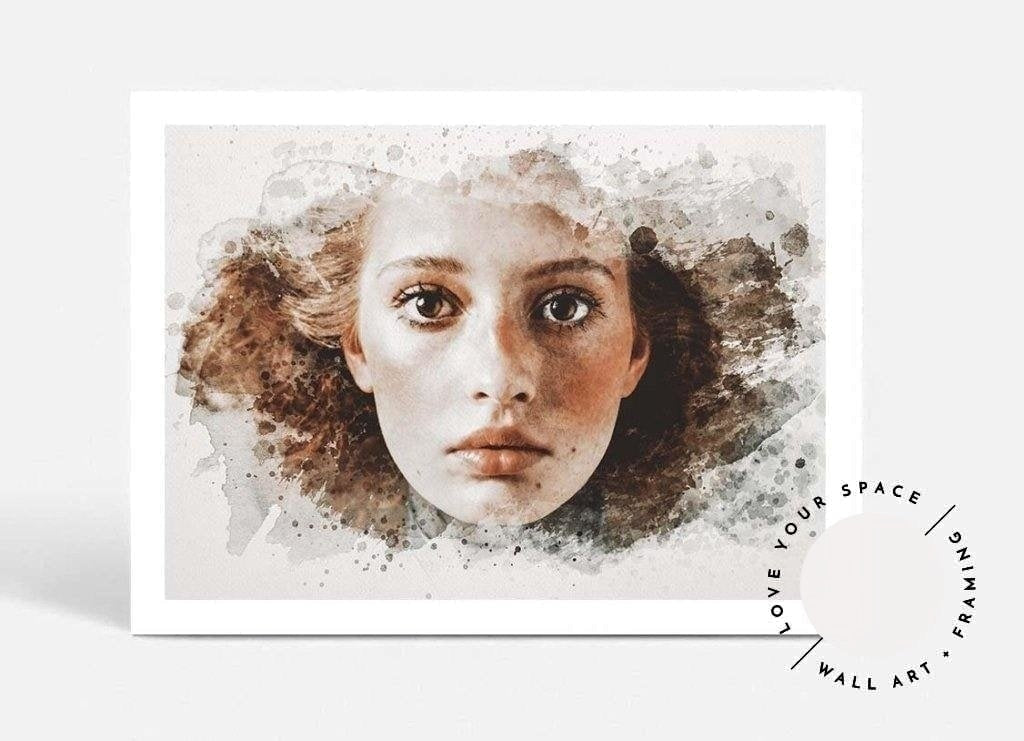 The Face - Watercolour - Love Your Space